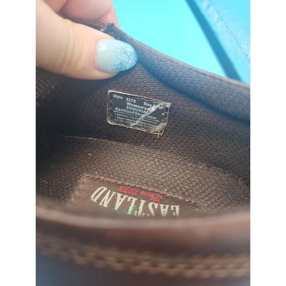 Eastland Womens 10W Sequoia Brown Leather Slip On Loafer Comfort Clogs 3172 - Picture 7 of 7